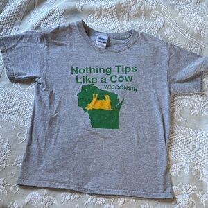 Gildan Kids Gray Tee - Women’s Baby Tee - Graphic